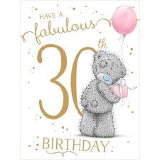 Fabulous 30th Large Me to You Bear Birthday Card Image Preview